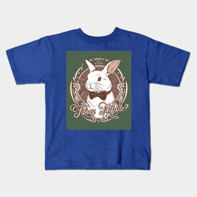 Fancy Nibble Kids T-Shirt by zoelewi